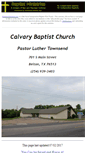 Mobile Screenshot of belton.calvary-baptist-church.us