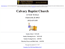 Tablet Screenshot of chatsworth-il.calvary-baptist-church.us